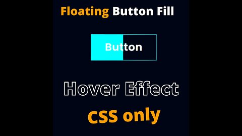 Floating Button Fill CSS hover effect | Button Hover Effect | css only | css animations | #shorts