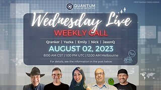 QSI Weekly Wednesday Panel Call - QFS, ICOs, Cashbacks, RV (Aug 2, 2023)