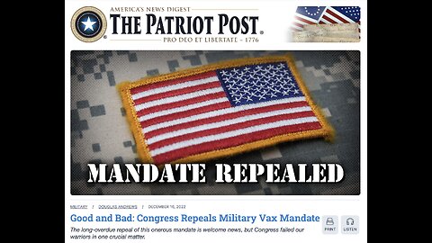 The Patriot Post Audio Edition Podcast for 12/16/22