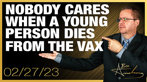 Nobody Cares When a Young Person Dies From The Vax