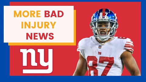 New York Giants Get Hit With More Depressing Injury News