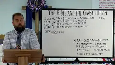 (July 2022) The Bible and The Constitution - Robert Breaker