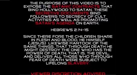 SATANIC CONTRACTS AND SECRET DOCUMENTS. HOLLYWOOD EXPOSED [mirrored]