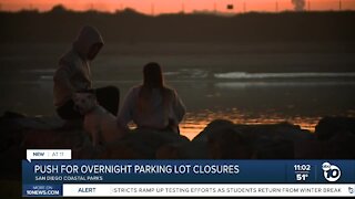 Possible overnight coastal parking lot closures