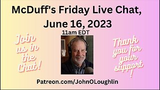 McDuff's Live Chat, June 16, 2023