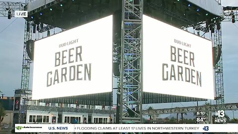 Beer Garden opening before Raiders game