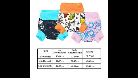 SALE!! WizInfant ECO-friendly Cloth Diapers Leakproof Swimming Super