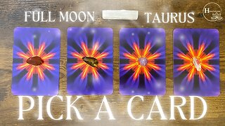 ✨PICK A CARD✨ | FULL MOON TAURUS & PARTIAL LUNAR ECLIPSE | TIME STAMP | INTUITIVE READING | #tarot