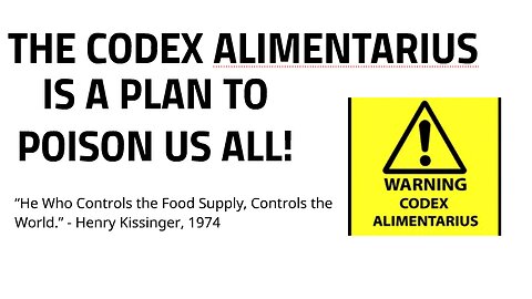 Dr. Rima Laibow - Codex Alimentarius 4 of 5