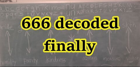 666 Mark Beast decoded finally