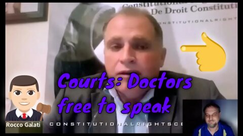 Judge rules doctors free to speak against public health in Canada, Rocco Galati #VCC Court Challenge