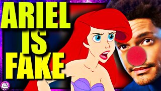 Woketard Trevor Noah Says Disney's The Little Mermaid is Imaginary! Ariel is Fake so Who Cares