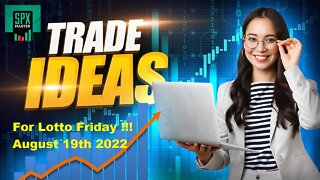 Trade Ideas For Lotto Friday Stock Options August 19th 2022 $SNOW $CRM $ROST $WFC $TJX