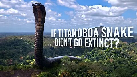 What if titanoboa snake didn't extinct?