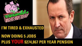 Mark McGowan resigned saying he's TIRED...... BUT is HE Really!
