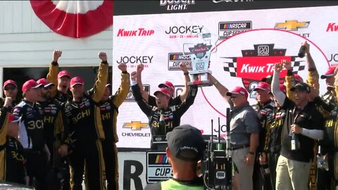 Reddick wins at Road America for 1st NASCAR Cup victory