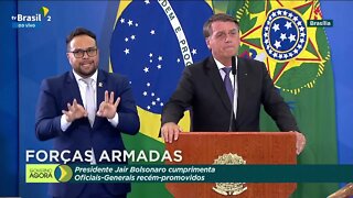 PRESIDENTE SEM MEDO, BOLSONARO ALINHADO COM AS FORÇAS ARMADAS EM DEFESA DA PATRIA.