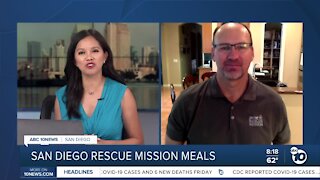 San Diego Rescue Mission providing meals for those in need