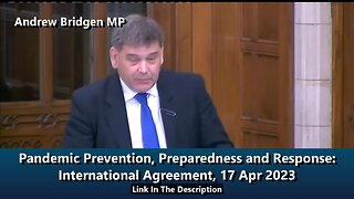 Pandemic Prevention, Preparedness and Response: International Agreement, 17 Apr 2023