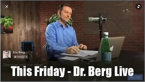 Dr. Berg Live Q&A, Friday (Feb. 15) on the Ketogenic Diet and Intermittent Fasting