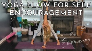 Morning Yoga Flow to Wake Up and be Empowered | Yoga for Self Encouragement | Yoga with Stephanie