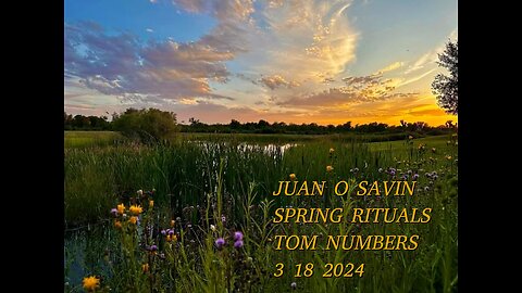 JUAN O SAVIN- SPRING RITUALS the Bloodbath, Easter, Esther- Tom Numbers 3 18 2024