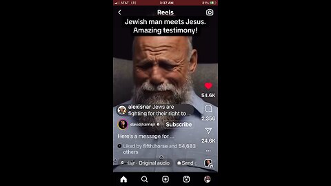 Jewish man meets Jesus! Amazing testimony! MEDIA CREDIT: @davidjharrisjr