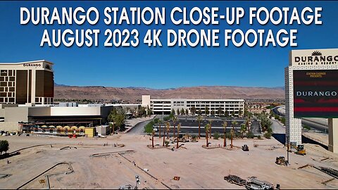 Durango Station Up Close 4K Drone Footage August 2023