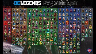 FINAL End Game PvP Tier List - DC Legends - Sept 2023
