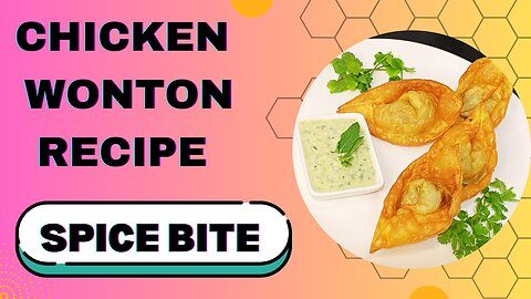 Chicken Wonton Recipe | Ramadan Special Recipe By Spice Bite By Sara