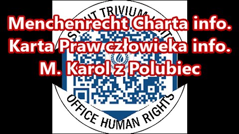 Karta Praw człowieka info. = Menchenrecht Charta info.