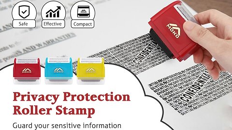 Guard Your ID | Identity Protection Stamps & Rollers