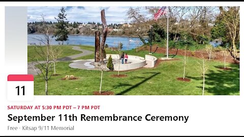 Kitsap 9/11 Remembrance Ceremony 20th Anniversary