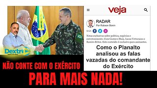 NÃO CONTE COM O EXÉRCITO PARA MAIS NADA