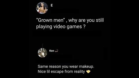 Video Games and Makeup are both escapism #memes #silly #funny #makeuptutorial #videogames
