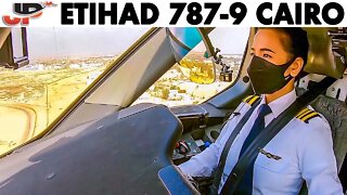 ETIHAD AIRWAYS🇦🇪 Boeing 787-9 landing at Cairo🇪🇬