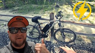 I converted my mountain bike to ELECTRIC! (Perfect Pit Bike?)