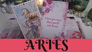 ARIES ♈💖THEY FEEL YOU PULLING AWAY🪄DETERMINED NOW TO WIN YOU BACK💓💌ARIES LOVE TAROT💝