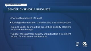 Fla. Dept. of Health advises against child gender reassignment measures