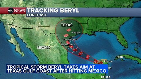 Hurricane Beryl Expected to Hit Texas Gulf Coast