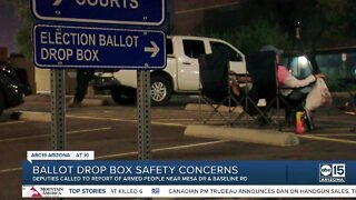 Deputies respond to ballot drop location for reports of armed people nearby