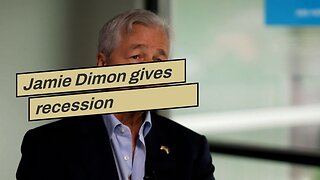 Jamie Dimon gives recession warning…