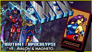 X-Men: Mutant Apocalypse (SNES). Avalon and Magneto (Psylocke)