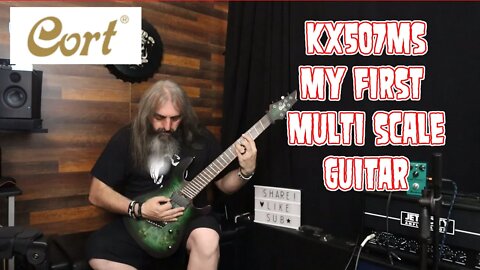 Cort KX507MS My first Multi Scale/Fan fret Guitar