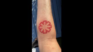 Fresh Red Hot Chili Peppers Tattoo