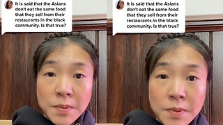 Asian Woman Speaks On Why They Don't Eat From Chinese Restaurants