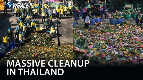 Thousands of garbage collected after Loy Krathong Festival