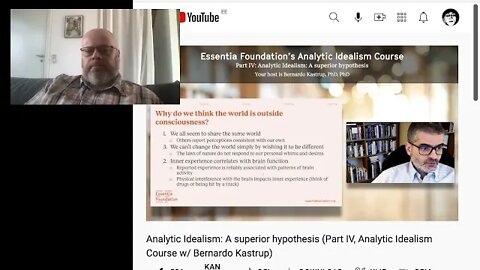 Bernardo Kastrup refutes his own "Hypothesis" on Analytic Idealism