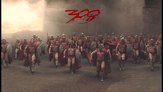 300 Spartan warriors against the 300,000-strong army of the Persian enemy