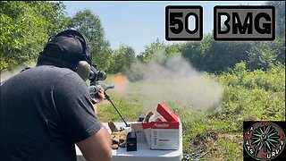 Serbu BFM-50 in 50 BMG Vs Ar500 Steel